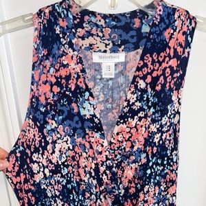 Motherhood Maternity Floral Maxi Dress - Navy, Pink, White